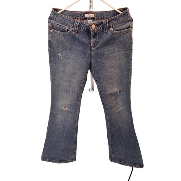 SO Wear it declare it Womens girts distressed jeans SIZE 7 short - Picture 1 of 7